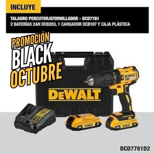 PROMOCIÓN  Taladro Inalambrico Dewalt  de Alto Impacto  (Quedan solo 20 unidades)